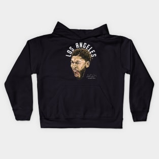 Anthony Davis Los Angels L Portrait City Arc Kids Hoodie